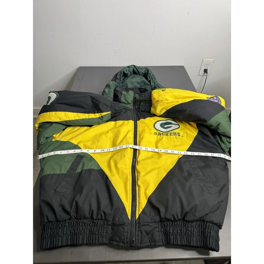 Y2k Vintage Green Bay Packers Pro player 90s jacket - Picture 9 of 10
